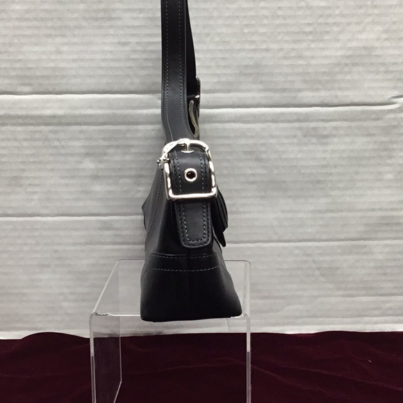 Black leather Coach purse - Picture 2 of 5